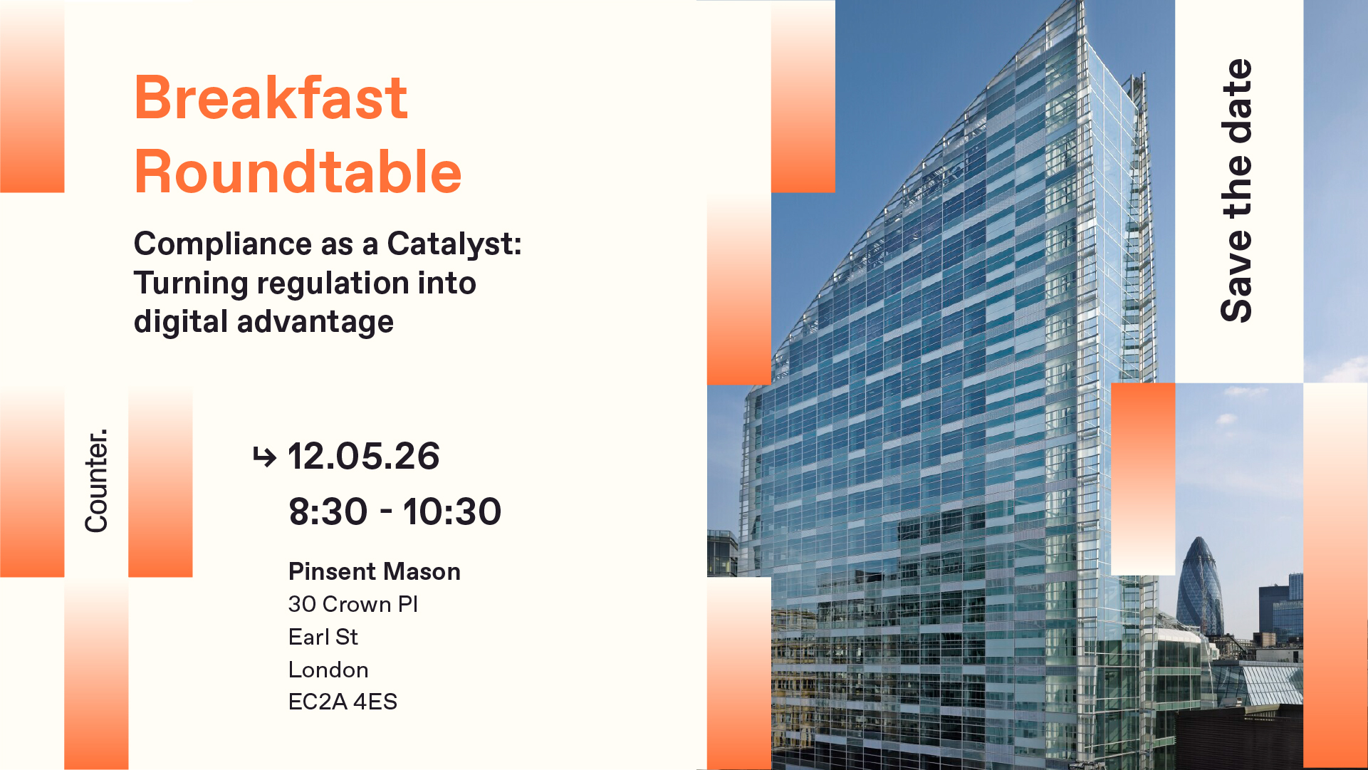 Counter London Breakfast May 2026